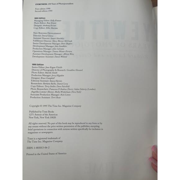 Time Eyewitness: 150 Years of Photojournalism Coffee Table Book - Picture 3 of 6